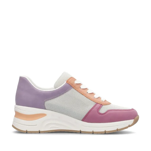 Rieker Damen Sneaker Low beige-mehrfarbig