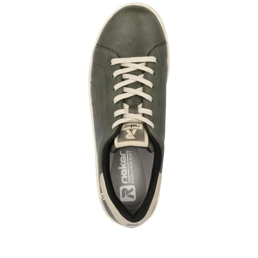 Rieker Damen Sneaker Low khaki grey