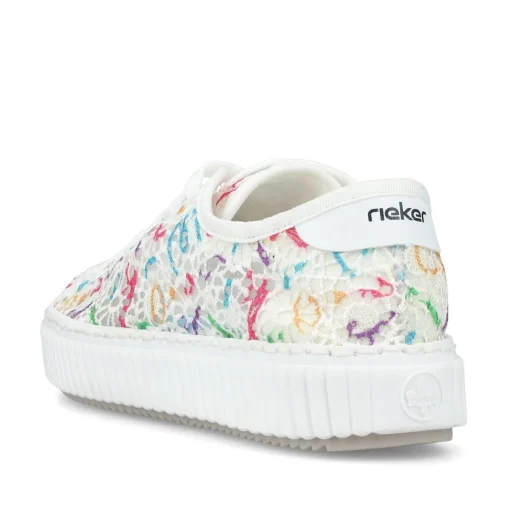 Rieker Damen Sneaker Low multi-schneeweiss