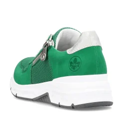 Rieker Damen Sneaker Low grasgrün