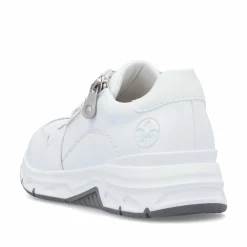 Rieker Damen Sneaker Low kristallweiß