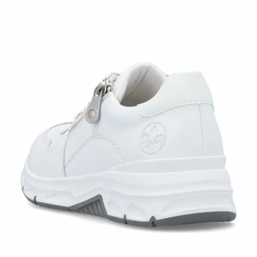 Rieker Damen Sneaker Low kristallweiß