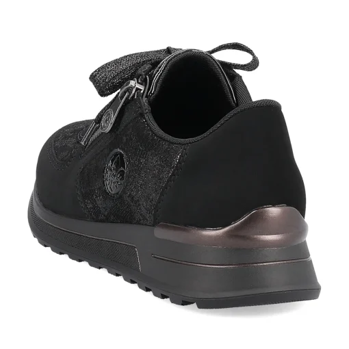 Rieker Damen Sneaker Low nachtschwarz