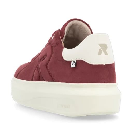 Rieker Damen Sneaker Low kirschrot