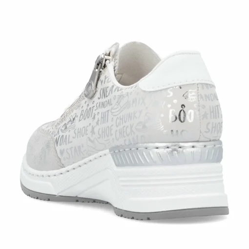 Rieker Damen Sneaker Low hellbeige