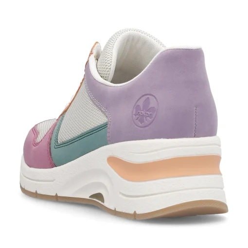Rieker Damen Sneaker Low beige-mehrfarbig