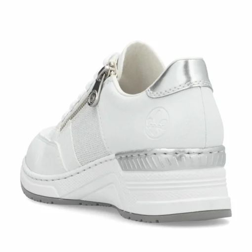 Rieker Damen Sneaker Low schwanenweiss