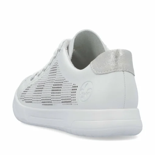 Rieker Damen Sneaker Low reinweiss