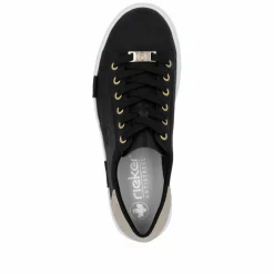 Rieker Damen Sneaker Low graphitschwarz
