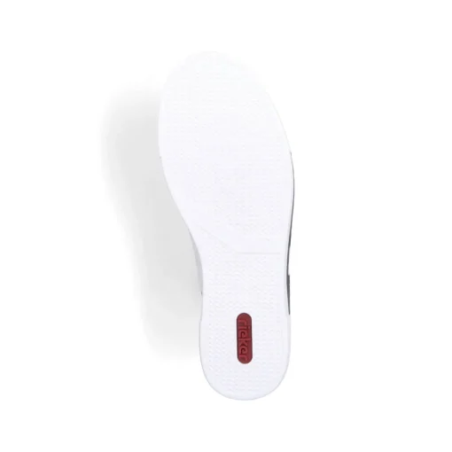 Rieker Damen Sneaker Low lilienweiß-nachtschwarz