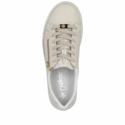Rieker Damen Sneaker Low altweiss