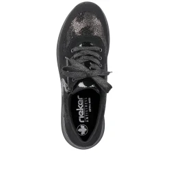 Rieker Damen Sneaker Low nachtschwarz
