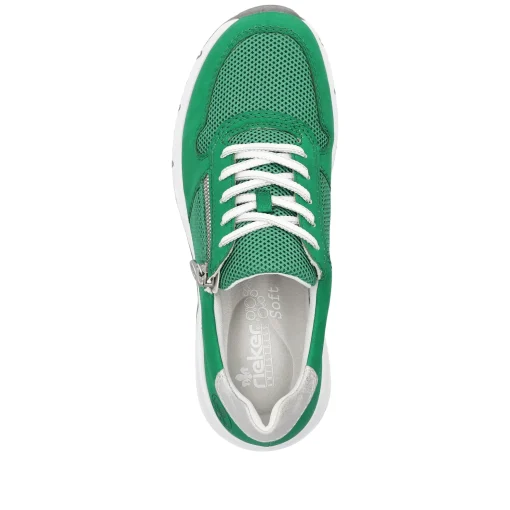 Rieker Damen Sneaker Low grasgrün