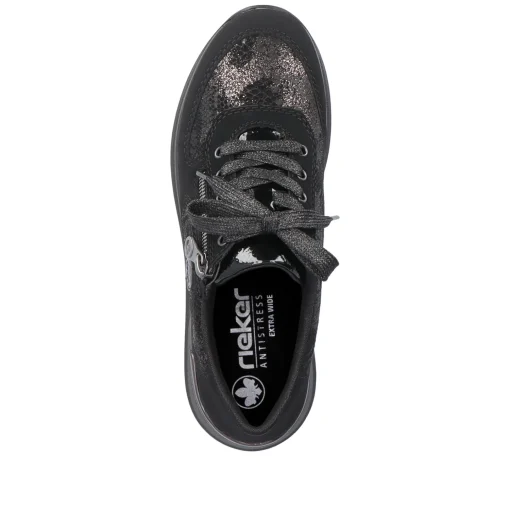 Rieker Damen Sneaker Low nachtschwarz