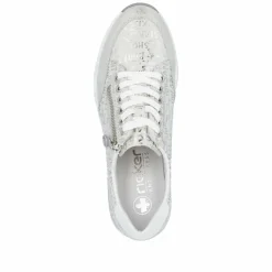 Rieker Damen Sneaker Low hellbeige