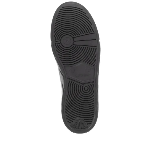 Rieker Damen Sneaker Low mattschwarz-silber
