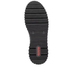 Rieker Damen Sneaker Low glanzschwarz