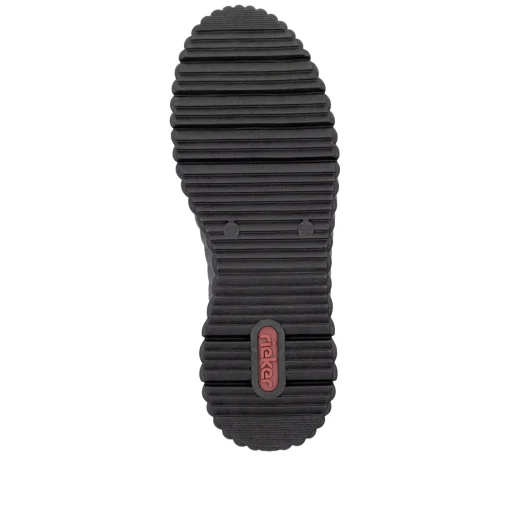 Rieker Damen Sneaker Low glanzschwarz