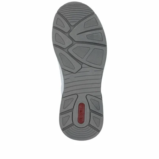 Rieker Damen Sneaker Low kristallweiß