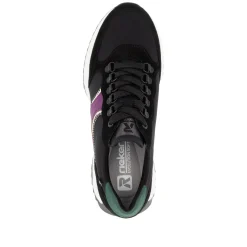Rieker Damen Sneaker Low asphaltschwarz