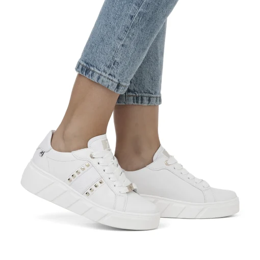 Rieker Damen Sneaker Low diamond white
