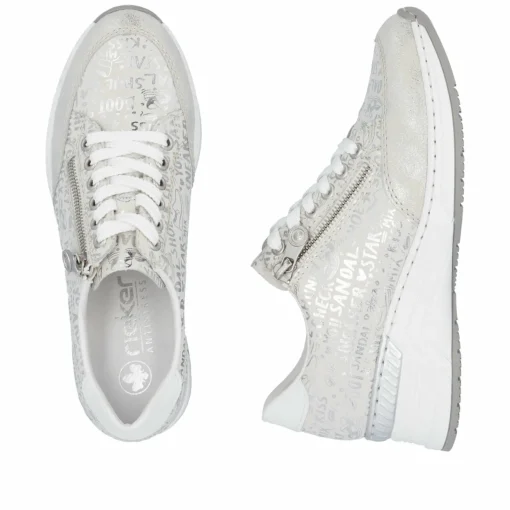 Rieker Damen Sneaker Low hellbeige