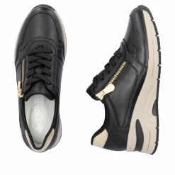 Rieker Damen Sneaker Low mattschwarz