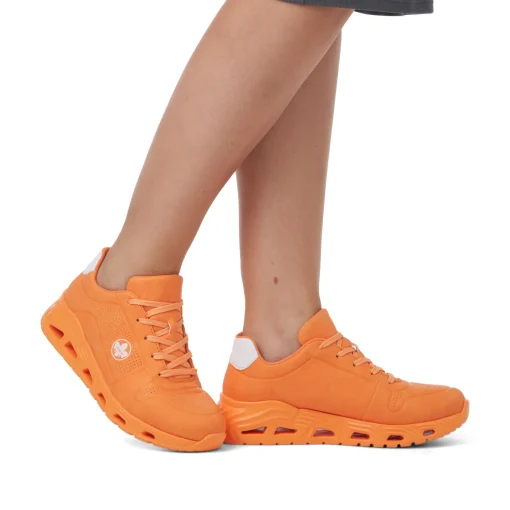 Rieker Damen Sneaker Low glutorange