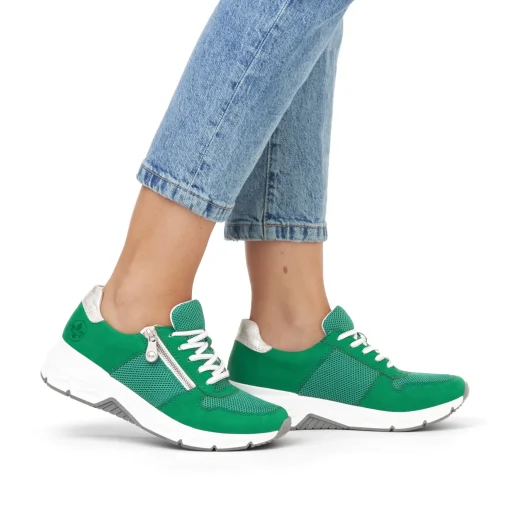 Rieker Damen Sneaker Low grasgrün