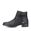Rieker Damen Stiefeletten tiefschwarz