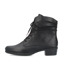 Rieker Damen Stiefeletten tiefschwarz