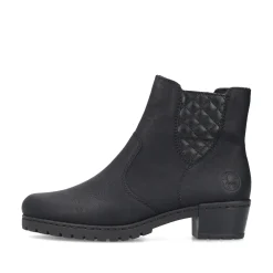 Rieker Damen Stiefeletten tiefschwarz