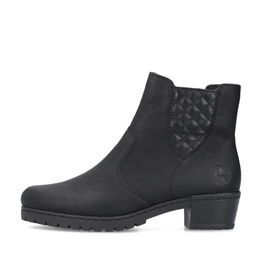 Rieker Damen Stiefeletten tiefschwarz