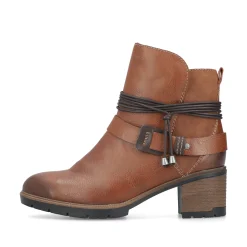 Rieker Damen Stiefeletten kastanienbraun