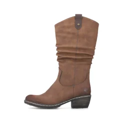 Rieker Damen Stiefeletten kaffeebraun