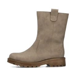 Rieker Damen Stiefeletten cremebeige