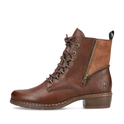 Rieker Damen Stiefeletten kastanienbraun