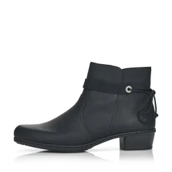 Rieker Damen Stiefeletten tiefschwarz