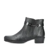 Rieker Damen Stiefeletten tiefschwarz