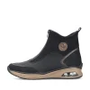 Rieker Damen Stiefeletten stahlschwarz