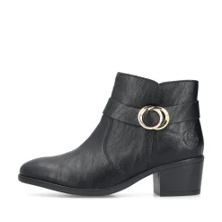 Rieker Damen Stiefeletten mitternachtsschwarz