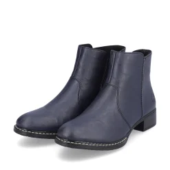 Rieker Damen Stiefeletten azurblau