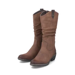 Rieker Damen Stiefeletten kaffeebraun