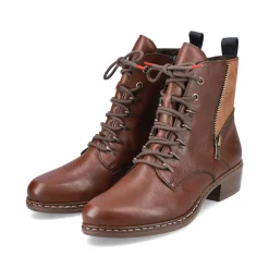 Rieker Damen Stiefeletten kastanienbraun