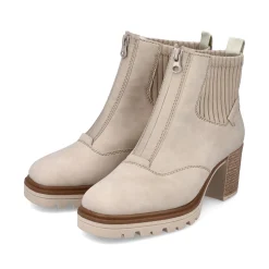 Rieker Damen Stiefeletten graubeige