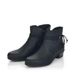 Rieker Damen Stiefeletten tiefschwarz