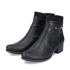 Rieker Damen Stiefeletten nachtschwarz