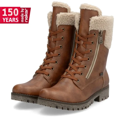 Rieker Damen Stiefeletten nougatbraun