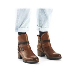 Rieker Damen Stiefeletten kastanienbraun