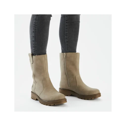 Rieker Damen Stiefeletten cremebeige